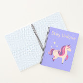 Stay Unique Unicorn Spiral Notitieboek (Binnen)