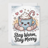 Stay warm stay merry christmas  kaart (Voorkant)