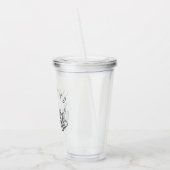 Stay Weird Catopus Cat and Octopus Mashup Acryl Drinkbeker (Links)