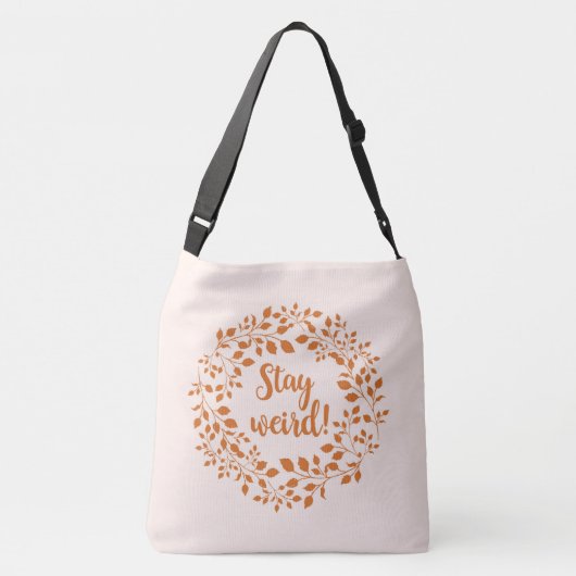 STAY WEIRD CROSSBODY TAS (Achterkant)