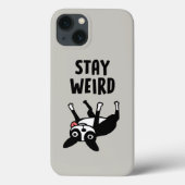 Stay Weird Funny Boston Terrier Dog Case-Mate iPhone Case (Achterkant)