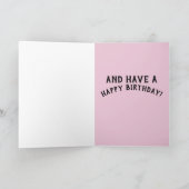STAY WEIRD GIRLS FRIENDS ELF BIRTHDAAGKAARTEN KAART (Binnen)