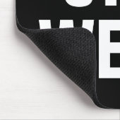 STAY WEIRD grappige citaatmousepad voor hem of haa Muismat (Hoek)