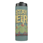 "Stay Weird" Instant Martians Thermosbeker (Voorkant)