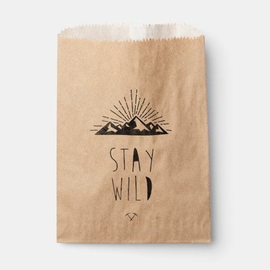 STAY WILD BEDANKZAKJE (Voorkant)