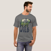 Stay Wild Beer T-shirt - Avontuur wacht op u! (Voorkant volledig)