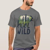 Stay Wild Beer T-shirt - Avontuur wacht op u! (Voorkant)