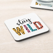 Stay Wild Bier Onderzetter (Linkerzijde)