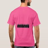 Stay Wild Borcalli Apparel Basic Donkere T-Shirt (Achterkant)