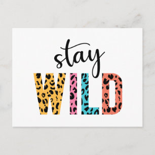 Stay Wild Briefkaart