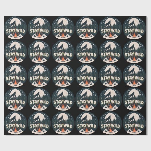 Stay Wild Cadeaupapier (Vlak)
