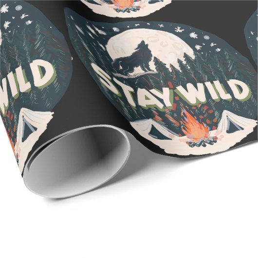 Stay Wild Cadeaupapier (Rol Hoek)