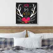 Stay Wild Canvas Afdruk (Insitu (Slaapkamer))
