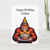Stay Wild & Celebrate Big | Bigfoot Birthday  Kaart (Voorkant)