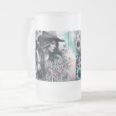 Stay Wild Cowgirl Frosted Mug Matglas Bierpul (Voorkant links)