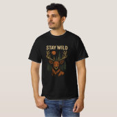 Stay Wild Deer T-shirt (Voorkant volledig)