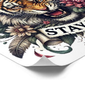 Stay Wild Digital Download - Perfect voor DTF Prin Poster (Hoek)