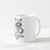Stay Wild Drink Coffee -Funny Coffee lover Custom Koffiemok (Voorkant rechts)