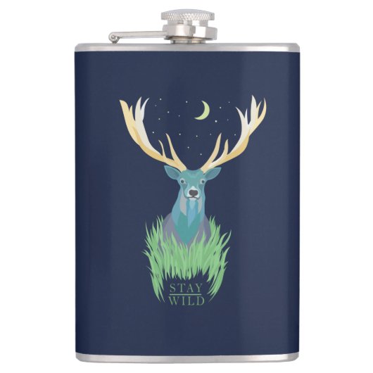 STAY WILD FLASK HEUPFLES (Voorkant)