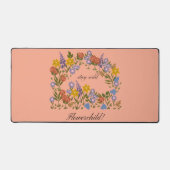 Stay Wild flowerchild! Bureaumat (Voorkant)