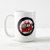 Stay Wild Grafische Mok (Links)