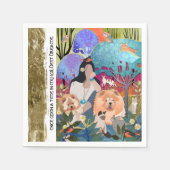 STAY WILD GYPSY CHILD - PAPIERNAPKINS SERVET (Voorkant)