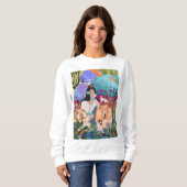STAY WILD GYPSY CHILD - WITTE SHIRTEN TRUI (Voorkant volledig)