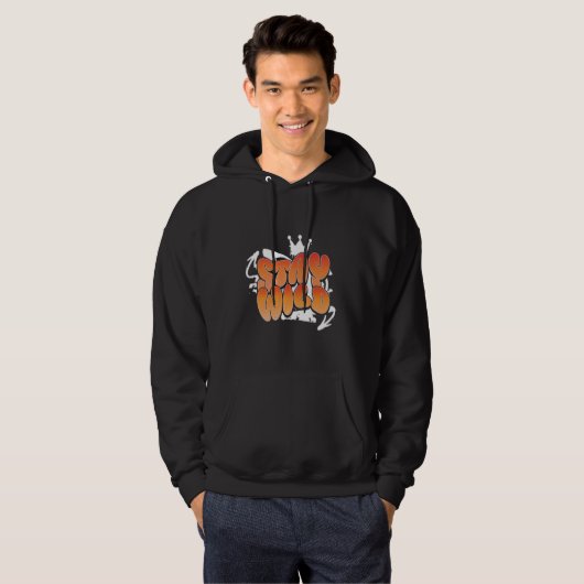 "STAY WILD" hoodie (Voorkant volledig)