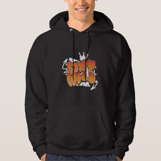 "STAY WILD" hoodie (Voorkant)