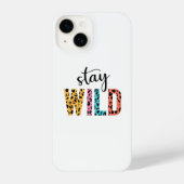 Stay Wild iPhone Hoesje (Achterkant)