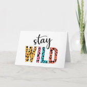 Stay Wild Kaart (Voorkant)