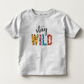 Stay Wild Kinder Shirts (Voorkant)