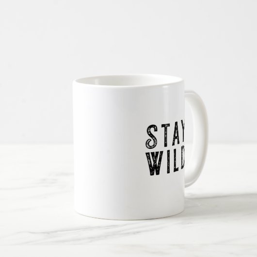 Stay Wild Koffiemok (Voorkant rechts)