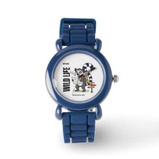 Stay Wild Lemur Life - Madagascar Vibes Cute lemur Horloge