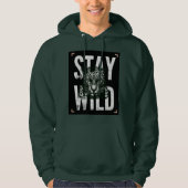 Stay Wild Leopard Face T-Shirt Design (Voorkant)