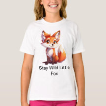 Stay Wild Little Fox Schattigee Natuur-geïnspireer