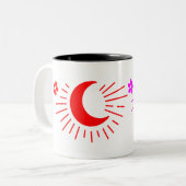 Stay Wild Moon Child - Boho Celestial Coffee Mok (Voorkant links)