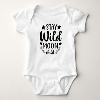 "Stay Wild Moon Child" Grappig baby Bodysuit