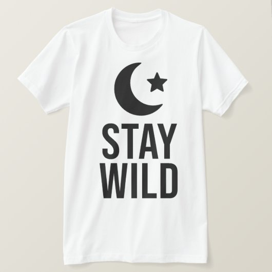 Stay Wild Moon ChildT-Shirt T-shirt (Design voorkant)