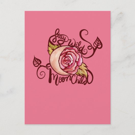 Stay Wild MoonChild                                Briefkaart (Voorkant)