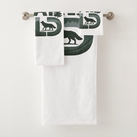 Stay Wild - Natuur-geïnspireerd ontwerp Bad Handdoek (Insitu)