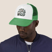 Stay Wild - Natuur-geïnspireerd ontwerp Trucker Pet (In situ)