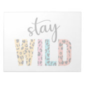 Stay Wild Notitieblok (Voorkant)