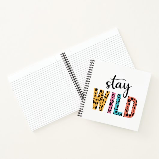 Stay Wild Notitieboek (Binnen)