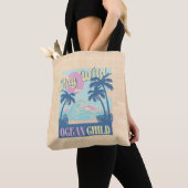 "Stay Wild Ocean Child - Vintage Beach Tote Bag (Dichtbij)