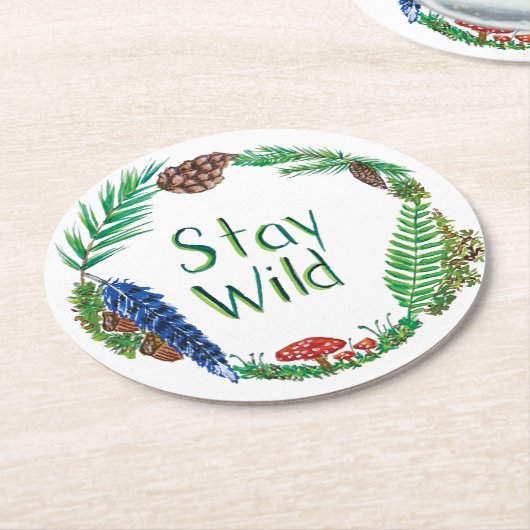 Stay Wild Onderzetter Set (Gebogen)