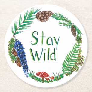 Stay Wild Onderzetter Set