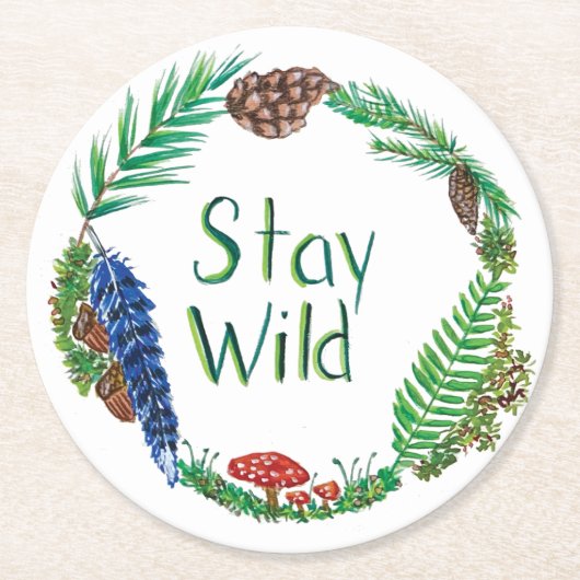 Stay Wild Onderzetter Set (Voorkant)