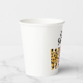 Stay Wild Papieren Bekers (Rechts)