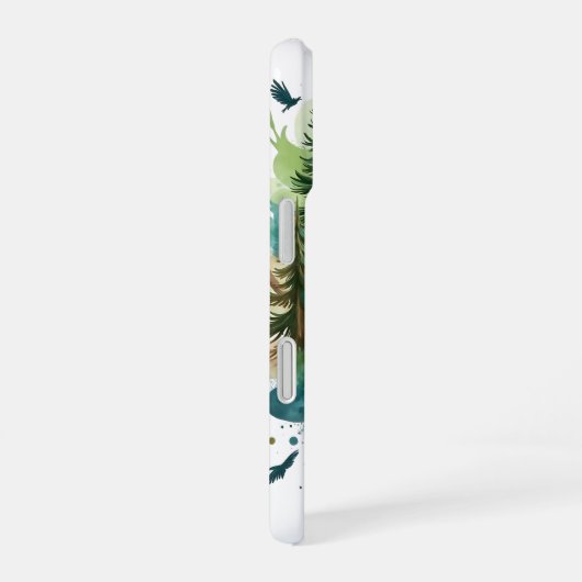 Stay Wild Phone Case | Natuur Art Armor iPhone 16 Hoesje (Rechterkant)